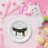 Black Belt Test Party Herzlichen Glückwunsch Pappteller (Party)