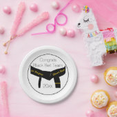 Black Belt Test Party Herzlichen Glückwunsch Pappteller (Party)