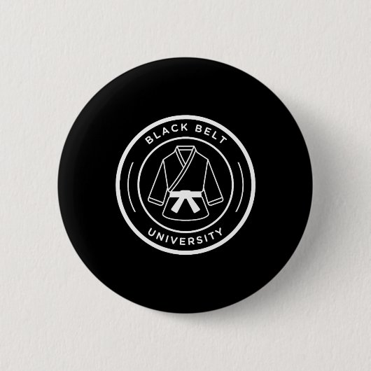 Black-Belt-Universität Button (Vorderseite)