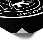 Black-Belt-Universität Poster (Ecke)