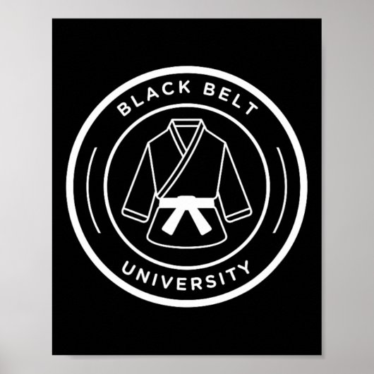 Black-Belt-Universität Poster (Vorne)