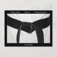 Black Belt von Martial Arts Herzlichen Glückwunsch
