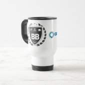Black Belt Zertifiziert - GLSS.app Reisebecher (Vorderseite Links)