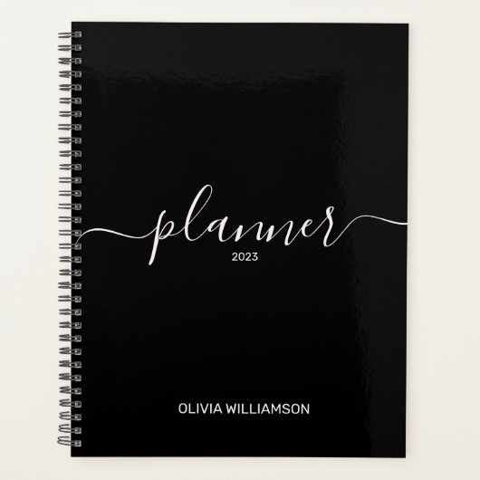 Black Beruflich Business Planner Planer (Vorderseite)