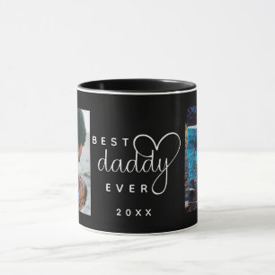 Black Best Daddy je   Vatertag 2 Foto Tasse