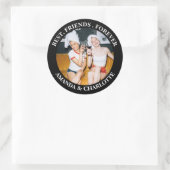 Black Best Friends Forever Sticker (Tasche)