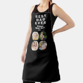 Black Best Vater 4 Foto Collage Familienvater Schürze (InSitu)