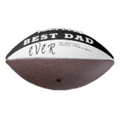 Black Best Vater Vatertag 3 FotoCollage Football (Gedreht 270)