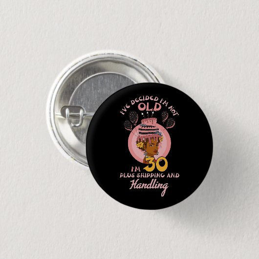 Black Betty Birthday Boop Motivierend I_ve Decide Button (Vorne & Hinten)
