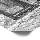 Black Bicycle with Big Basket, Kopenhagen, Dänemar Poster (Ecke)