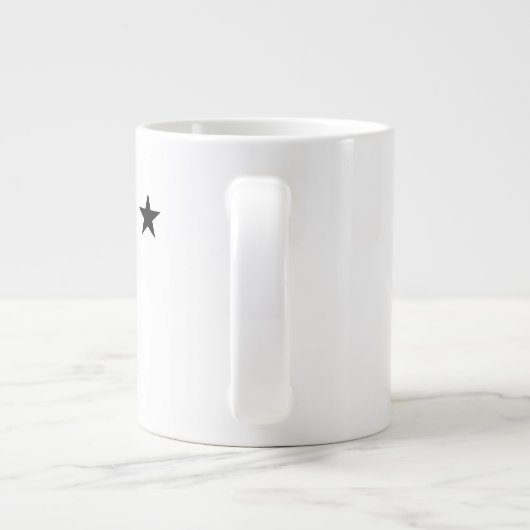 Black Big Dipper Jumbo-Tasse (Rückseite)