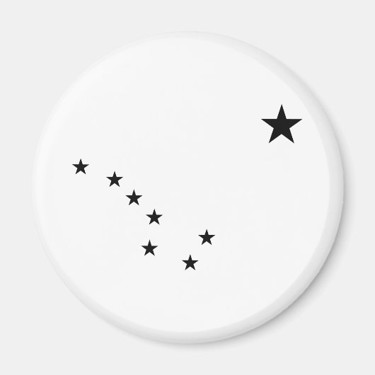 Black Big Dipper Magnet (Vorne)