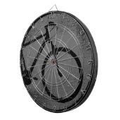 black bike in a circle dartscheibe (Vorderseite rechts)