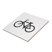 Black Bike Route Fliese (Seite)