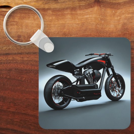 Black Bike Schlüsselanhänger (Vorderseite)