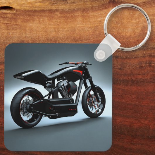 Black Bike Schlüsselanhänger (Rückseite)