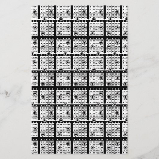 Black Bingo Cards (Vorderseite)