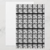 Black Bingo Cards (Vorne/Hinten)