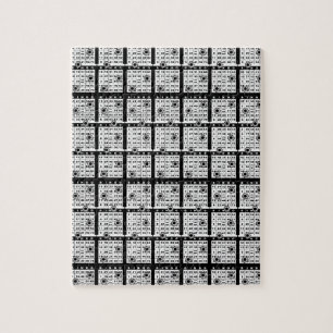 Black Bingo Cards Puzzle