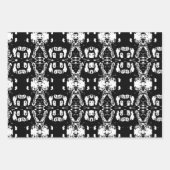 Black Birch Tree Bark Gemustert Geschenkpapier Set (Vorderseite)