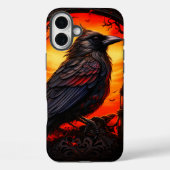 Black Bird Art Phone Case (Rückseite)