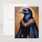 Black Bird Art Postkarte (Vorne/Hinten)