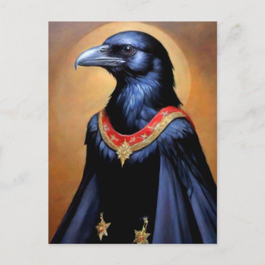 Black Bird Art Postkarte (Vorderseite)