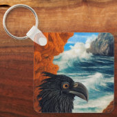 Black Bird Art Schlüsselanhänger (Vorderseite)