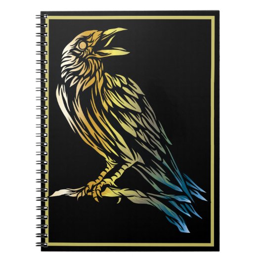 Black Bird - Das Raven-Notebook Notizblock (Vorderseite)