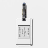 Black Bird Gepäckanhänger (Rückseite vertikal)