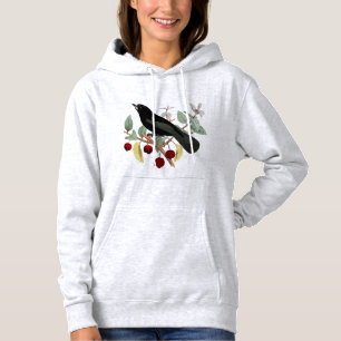 Black Bird Gray Hoodie