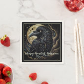 Black Bird Halloween Serviette (Beispiel)