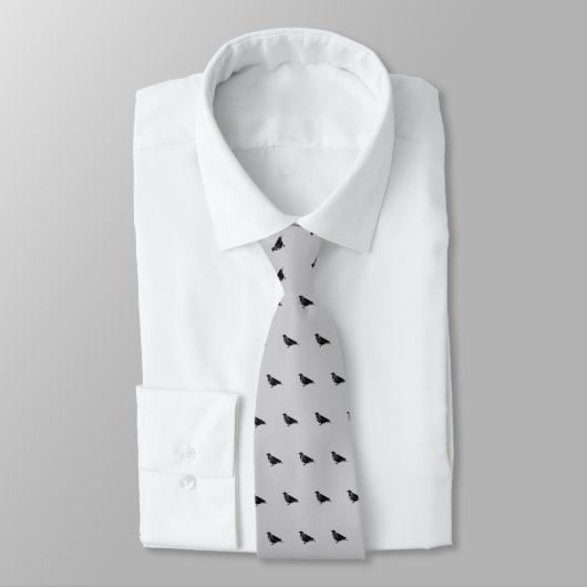 Black Bird Neck Tie Krawatte (Gebunden)