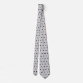 Black Bird Neck Tie Krawatte (Rückseite)