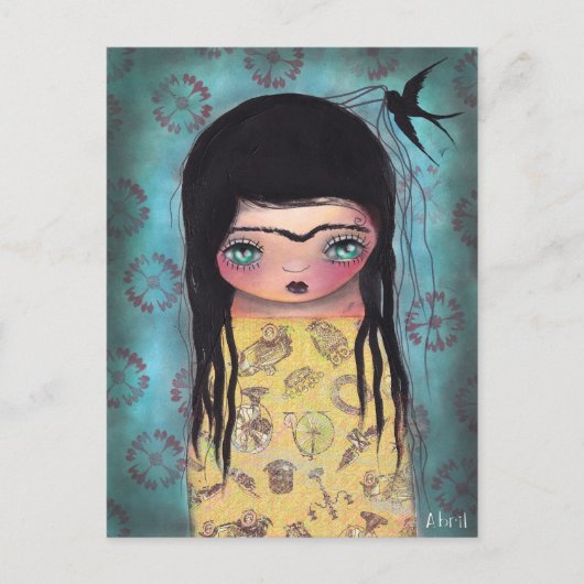 Black Bird Postkarte (Vorderseite)