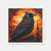 Black Bird Serviette (Vorderseite)