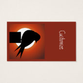 Black Bird Silhouette Sun Thunder_Cove (Rückseite)