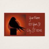 Black Bird Silhouette Sun Thunder_Cove (Vorderseite)