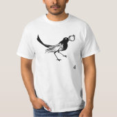 Black Bird White Shirt (Vorderseite)