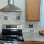 Black Birds Art Nouveau Bird Art Deco BlackBird Fliese