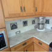 Black Birds Art Nouveau Bird Art Deco BlackBirds Fliese