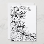 Black Birds & Wirbel #8 Einladung zur Hochzeit (Rückseite)