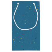 Black Birthday Balloons und Sparkler Kleine Geschenktüte (Rückseite)