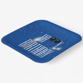 Black Birthday Balloons und Sparkler Pappteller (Gewinkelt)