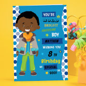 Black Birthday Boy Karte