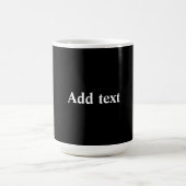 Black-black, simply elegant template, kaffeetasse (Mittel)