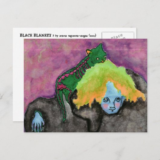 Black Blanket 3 Postkarte (Vorne/Hinten)