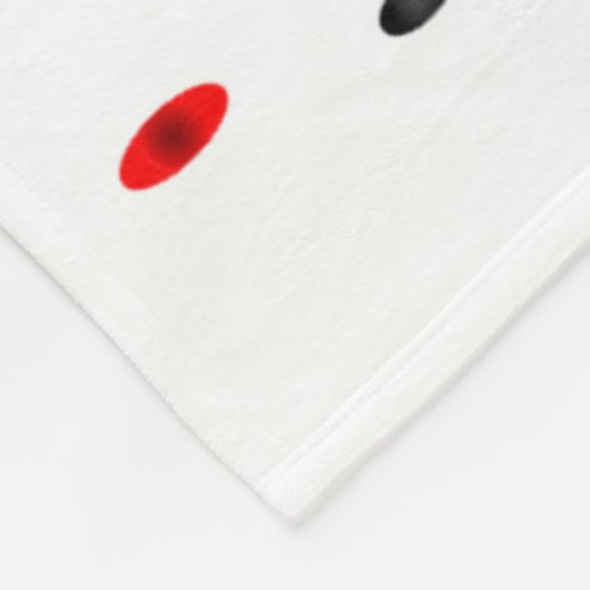 Black Bleeding Cut Open Broken Heart Goth Valentin Fleecedecke (Ecke)