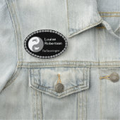 Black Bling NAME TAG Namensschild (Beispiel)