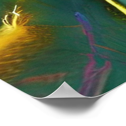 Black Blobs Poster (Ecke)